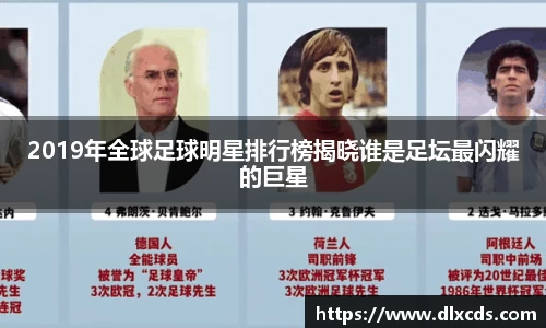 2019年全球足球明星排行榜揭晓谁是足坛最闪耀的巨星